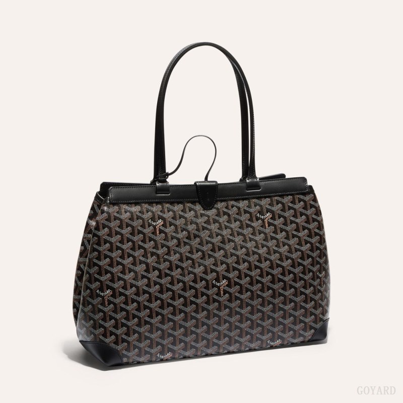 Goyard BELLECHASSE BIAUDE PM BAG Tote Çanta Siyah | GY-YHO9357