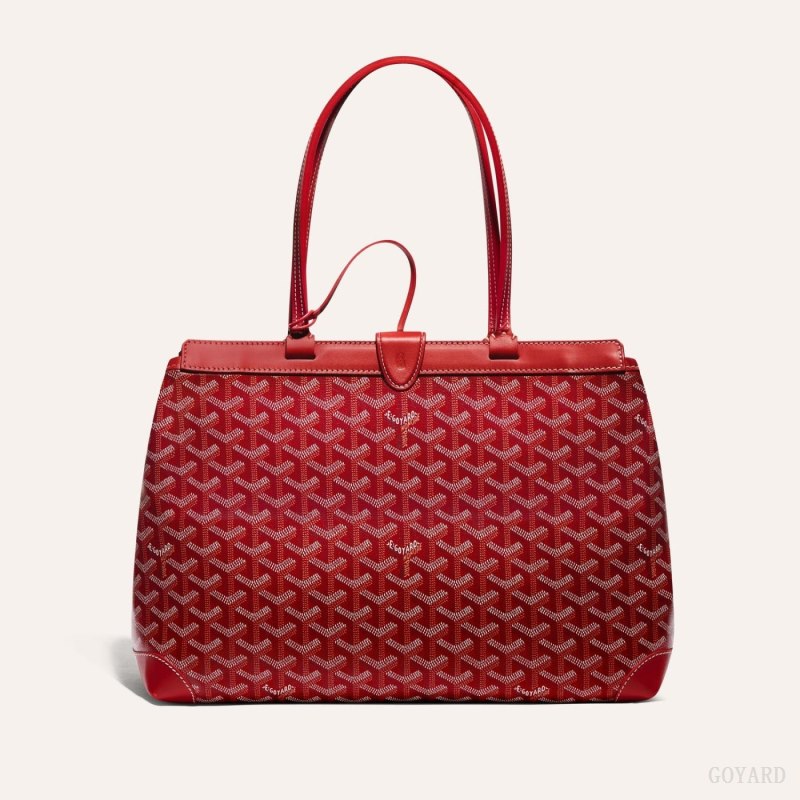 Goyard BELLECHASSE BIAUDE PM BAG Tote Çanta Kırmızı | GY-QMZ9836