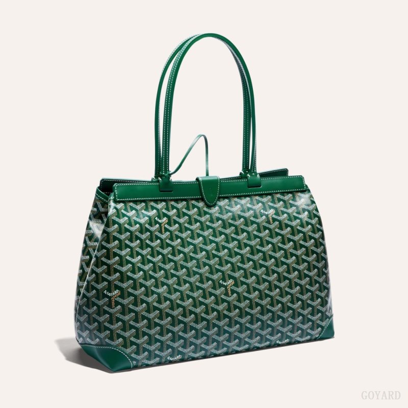 Goyard BELLECHASSE BIAUDE PM BAG Tote Çanta Yeşil | GY-QGR2164