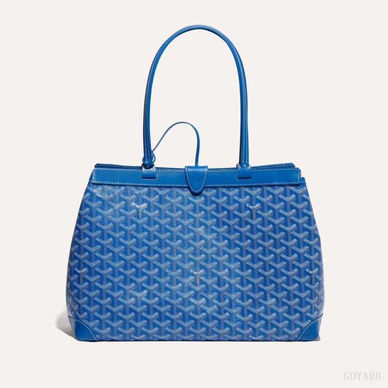 Goyard BELLECHASSE BIAUDE PM BAG Tote Çanta Mavi | GY-CWF3780