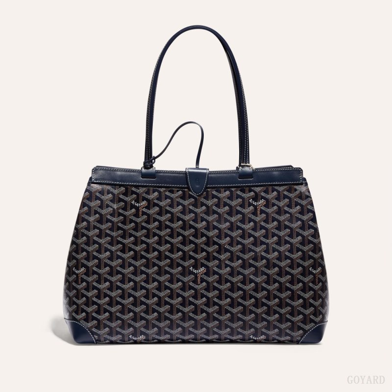 Goyard BELLECHASSE BIAUDE PM BAG Tote Çanta Lacivert Mavi | GY-DSA5314