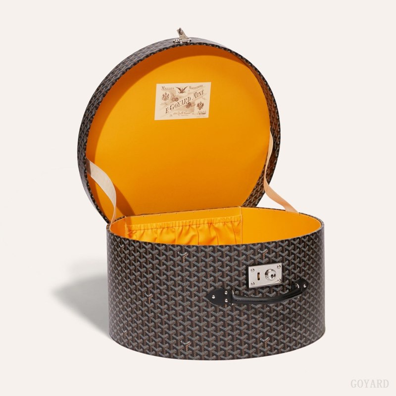 Goyard BOITE CHAPEAU Valiz Siyah | GY-SHX3136