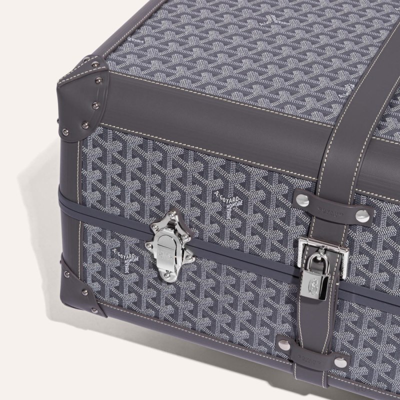 Goyard BOURGET PM TROLLEY CASE Valiz Gri | GY-QSY9313