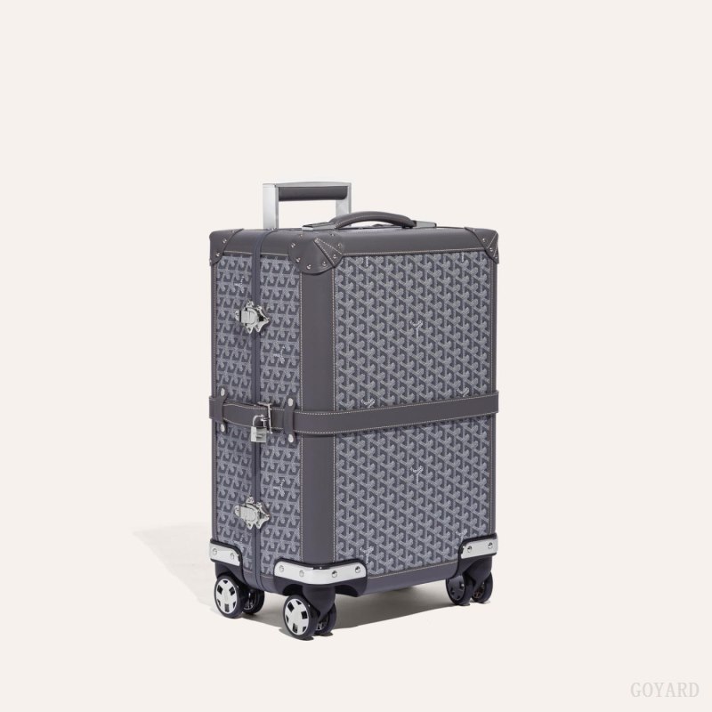 Goyard BOURGET PM TROLLEY CASE Valiz Gri | GY-QSY9313