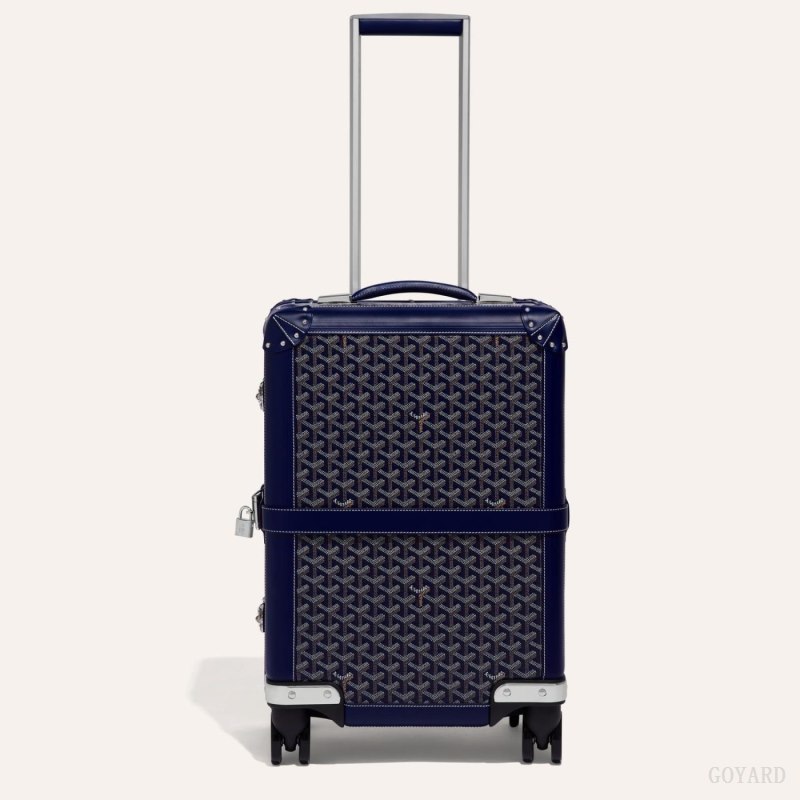 Goyard BOURGET PM TROLLEY CASE Valiz Lacivert Mavi | GY-XWN8394