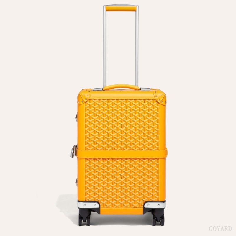 Goyard BOURGET PM TROLLEY CASE Valiz Sarı | GY-RXZ9584
