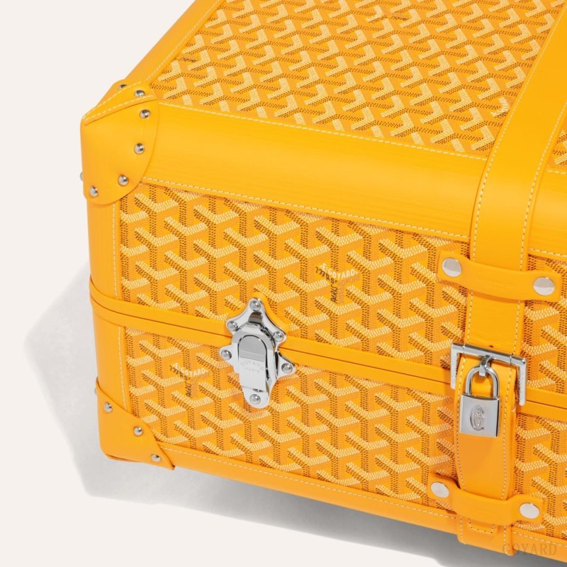 Goyard BOURGET PM TROLLEY CASE Valiz Sarı | GY-RXZ9584