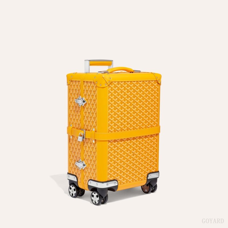 Goyard BOURGET PM TROLLEY CASE Valiz Sarı | GY-RXZ9584