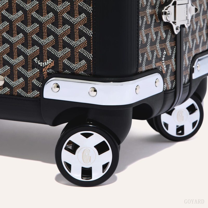 Goyard BOURGET PM TROLLEY CASE Valiz Siyah | GY-FHE9051