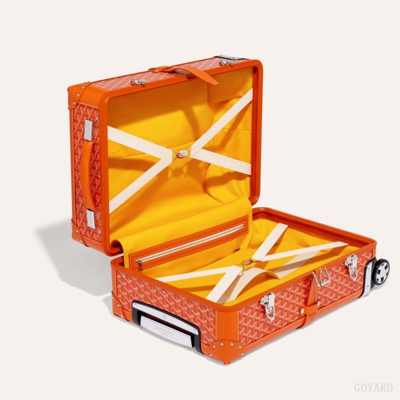 Goyard BOURGET PM TROLLEY CASE Valiz Turuncu | GY-XIQ4191