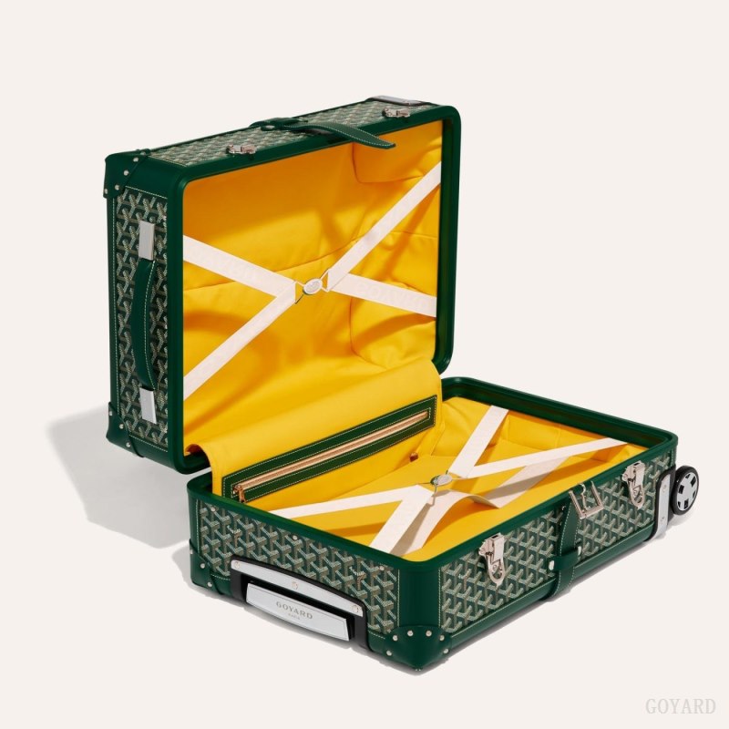 Goyard BOURGET PM TROLLEY CASE Valiz Yeşil | GY-BKQ5754