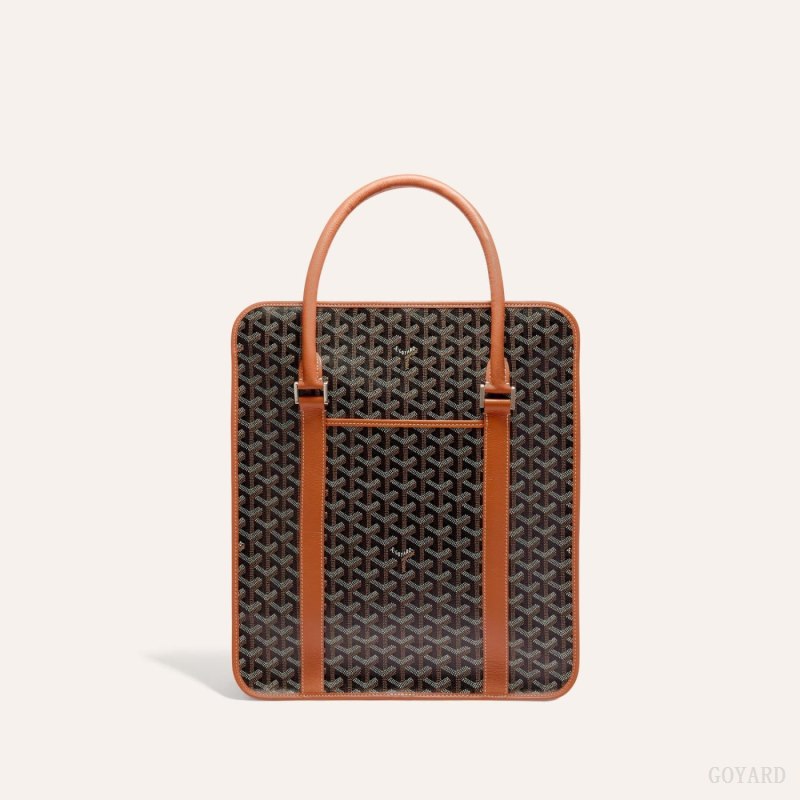 Goyard BOURGOGNE BAG Evrak Çantası Siyah Kahverengi | GY-JNZ5640