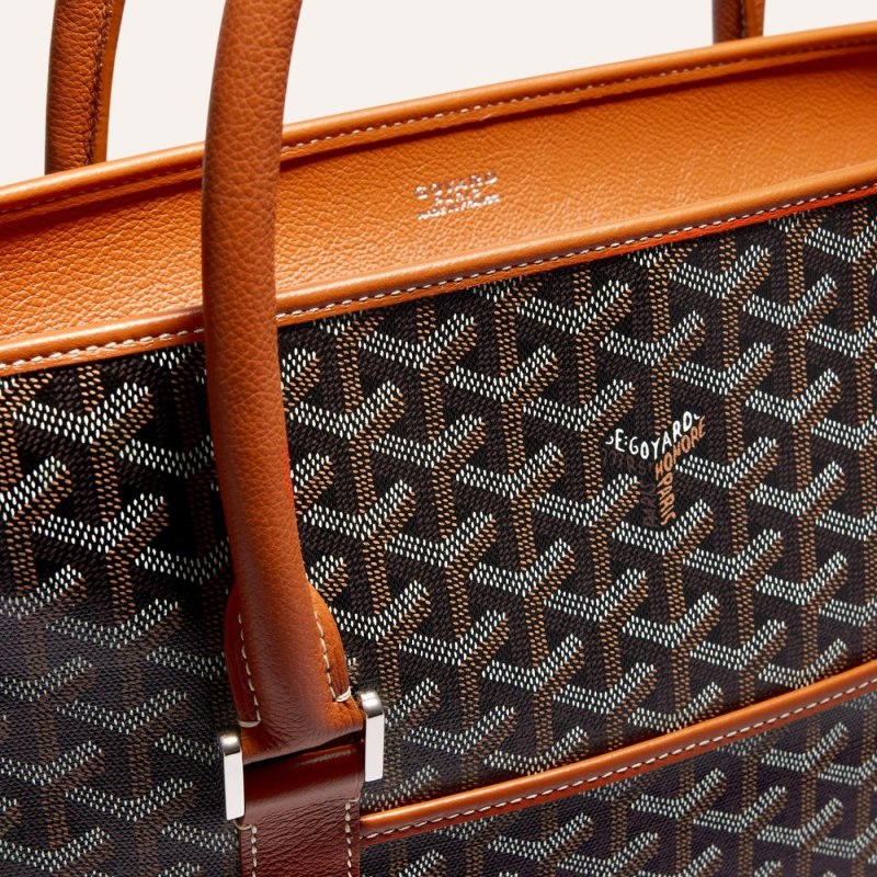 Goyard BOURGOGNE BAG Evrak Çantası Siyah Kahverengi | GY-JNZ5640