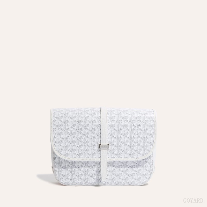 Goyard Belvedere MM Bag Omuz Çantası Beyaz | GY-GKX0647