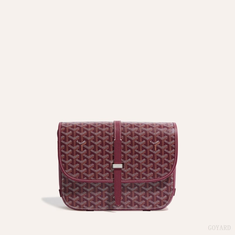 Goyard Belvedere MM Bag Omuz Çantası Bordo | GY-ENC6535