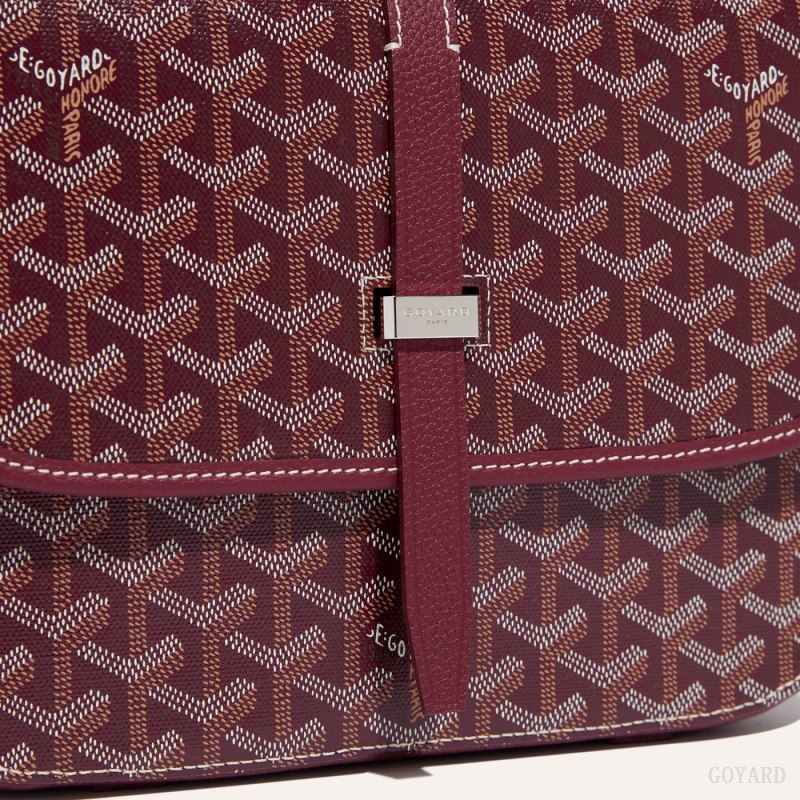 Goyard Belvedere MM Bag Omuz Çantası Bordo | GY-ENC6535