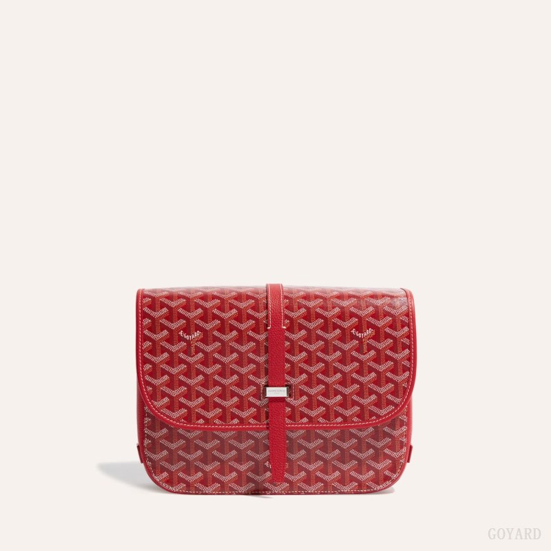 Goyard Belvedere MM Bag Omuz Çantası Kırmızı | GY-HBW9978