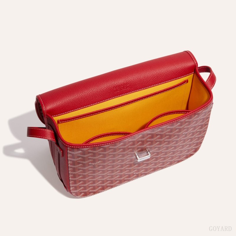 Goyard Belvedere MM Bag Omuz Çantası Kırmızı | GY-HBW9978