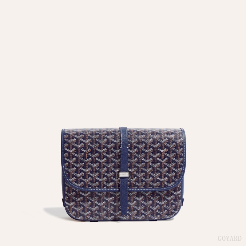 Goyard Belvedere MM Bag Omuz Çantası Lacivert Mavi | GY-HJB2702