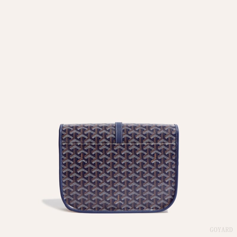 Goyard Belvedere MM Bag Omuz Çantası Lacivert Mavi | GY-HJB2702