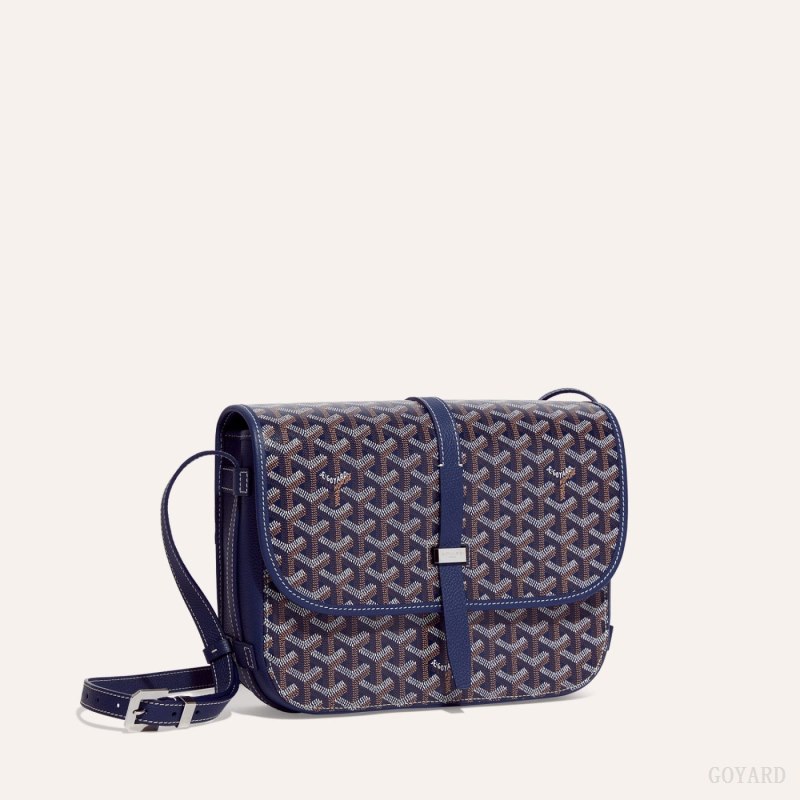 Goyard Belvedere MM Bag Omuz Çantası Lacivert Mavi | GY-HJB2702