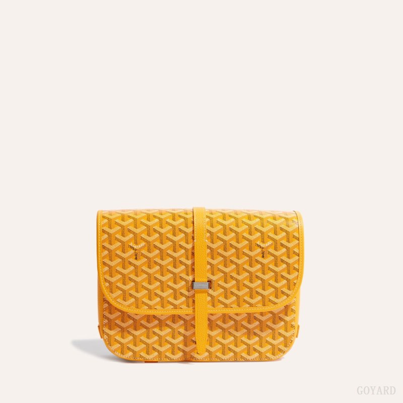 Goyard Belvedere MM Bag Omuz Çantası Sarı | GY-WSY2804