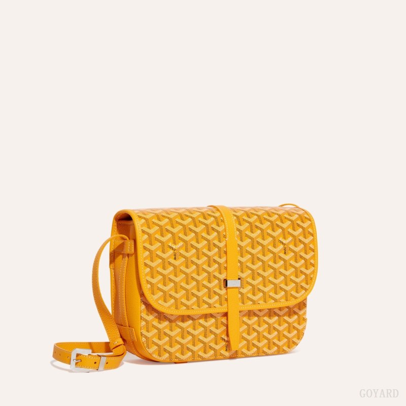 Goyard Belvedere MM Bag Omuz Çantası Sarı | GY-WSY2804