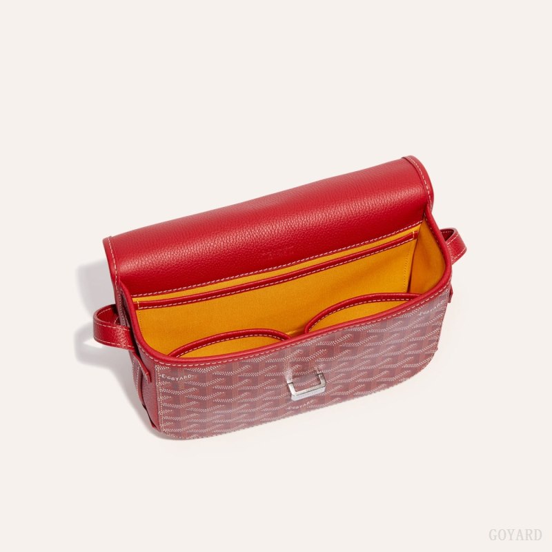 Goyard Belvedere PM Bag Omuz Çantası Kırmızı | GY-QRS0548