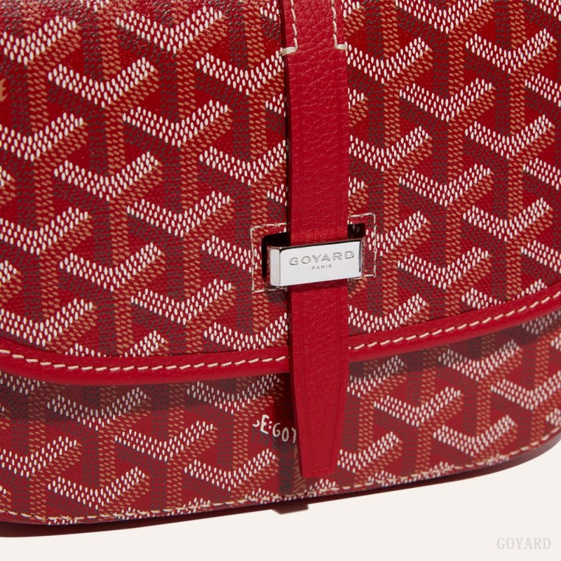 Goyard Belvedere PM Bag Omuz Çantası Kırmızı | GY-QRS0548