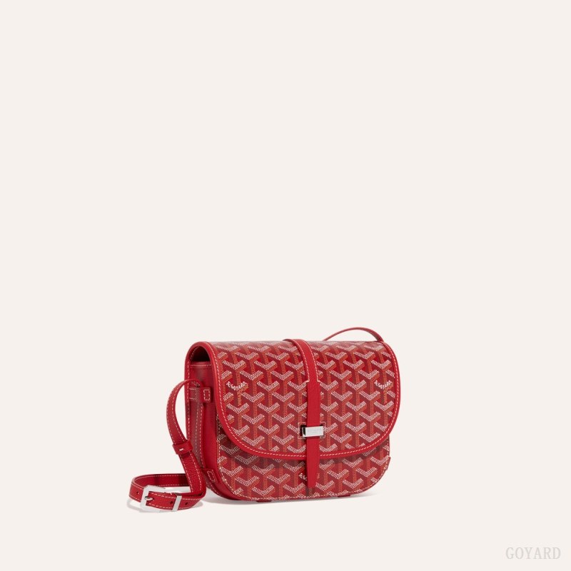 Goyard Belvedere PM Bag Omuz Çantası Kırmızı | GY-QRS0548