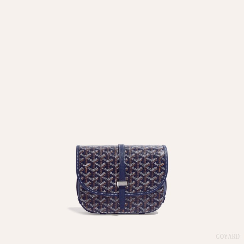 Goyard Belvedere PM Bag Omuz Çantası Lacivert Mavi | GY-LDN4352