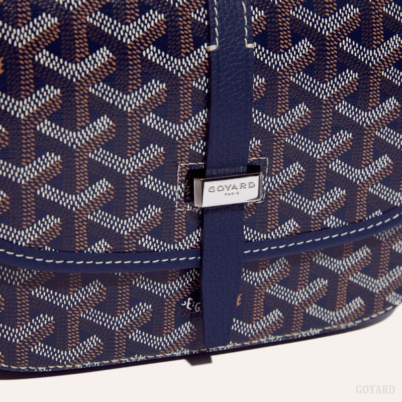 Goyard Belvedere PM Bag Omuz Çantası Lacivert Mavi | GY-LDN4352