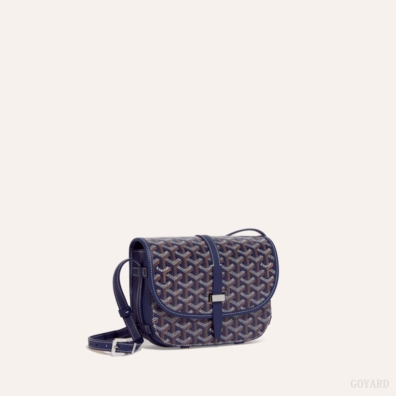 Goyard Belvedere PM Bag Omuz Çantası Lacivert Mavi | GY-LDN4352
