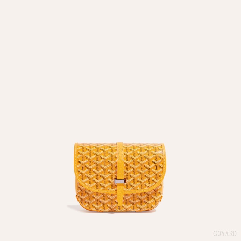 Goyard Belvedere PM Bag Omuz Çantası Sarı | GY-BPW3334