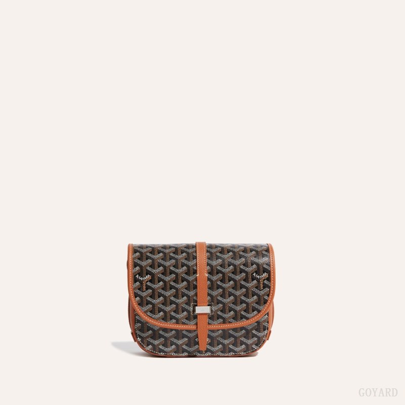Goyard Belvedere PM Bag Omuz Çantası Siyah Kahverengi | GY-SCA6475
