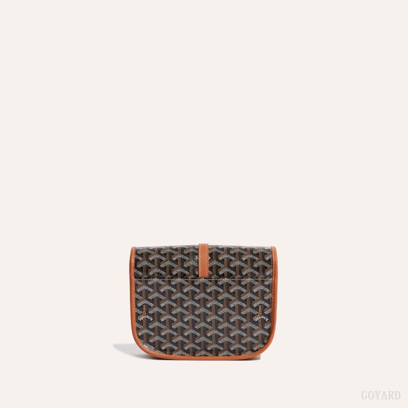 Goyard Belvedere PM Bag Omuz Çantası Siyah Kahverengi | GY-SCA6475