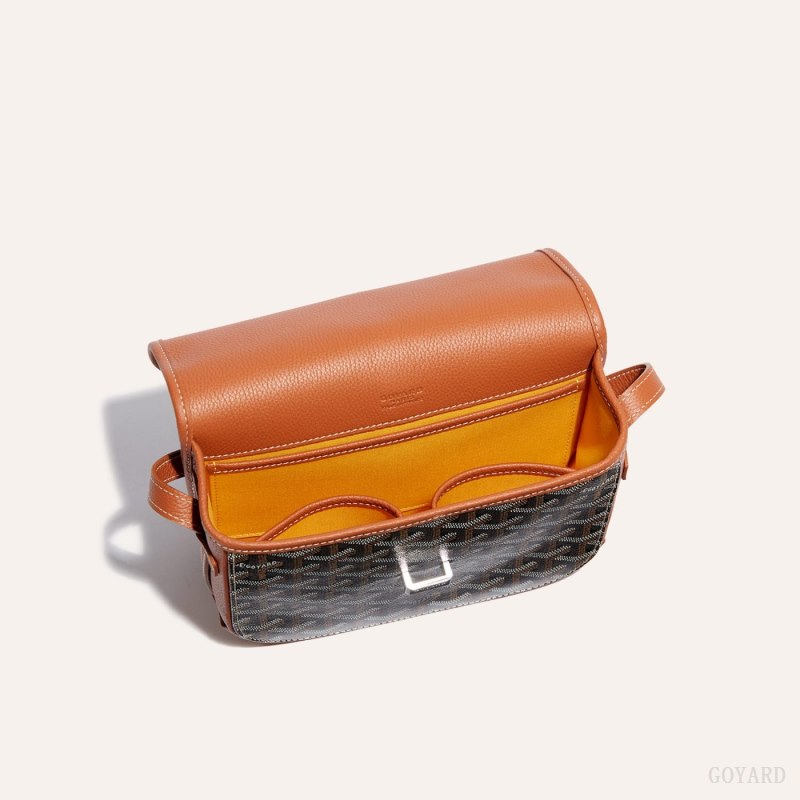 Goyard Belvedere PM Bag Omuz Çantası Siyah Kahverengi | GY-SCA6475