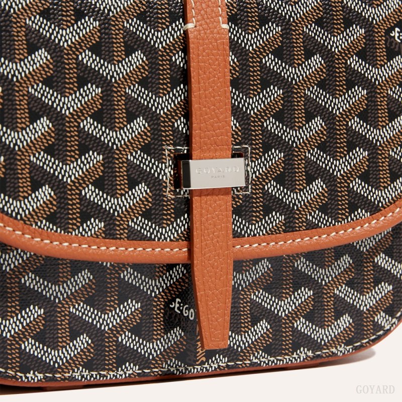 Goyard Belvedere PM Bag Omuz Çantası Siyah Kahverengi | GY-SCA6475