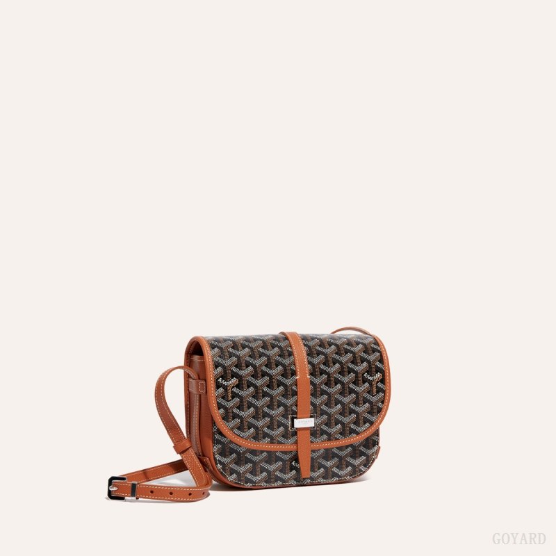 Goyard Belvedere PM Bag Omuz Çantası Siyah Kahverengi | GY-SCA6475