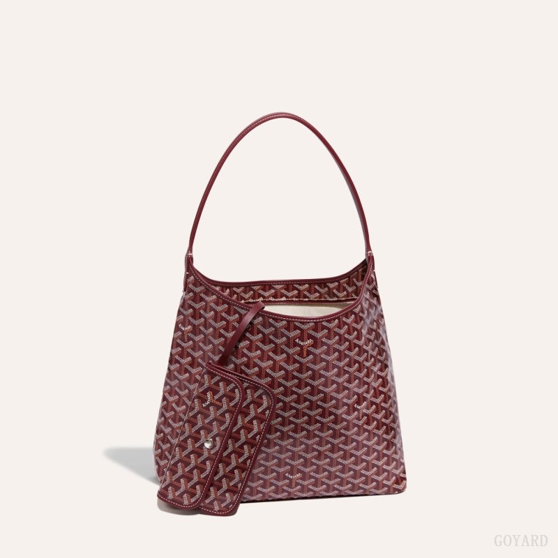 Goyard Bohème Hobo Bag Tote Çanta Bordo | GY-THX9269