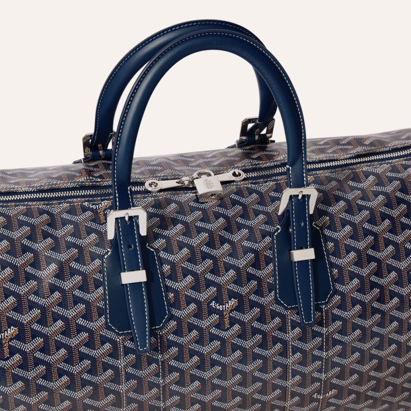 Goyard Boston 45 bag Seyahat Çantası Lacivert Mavi | GY-TEJ6990