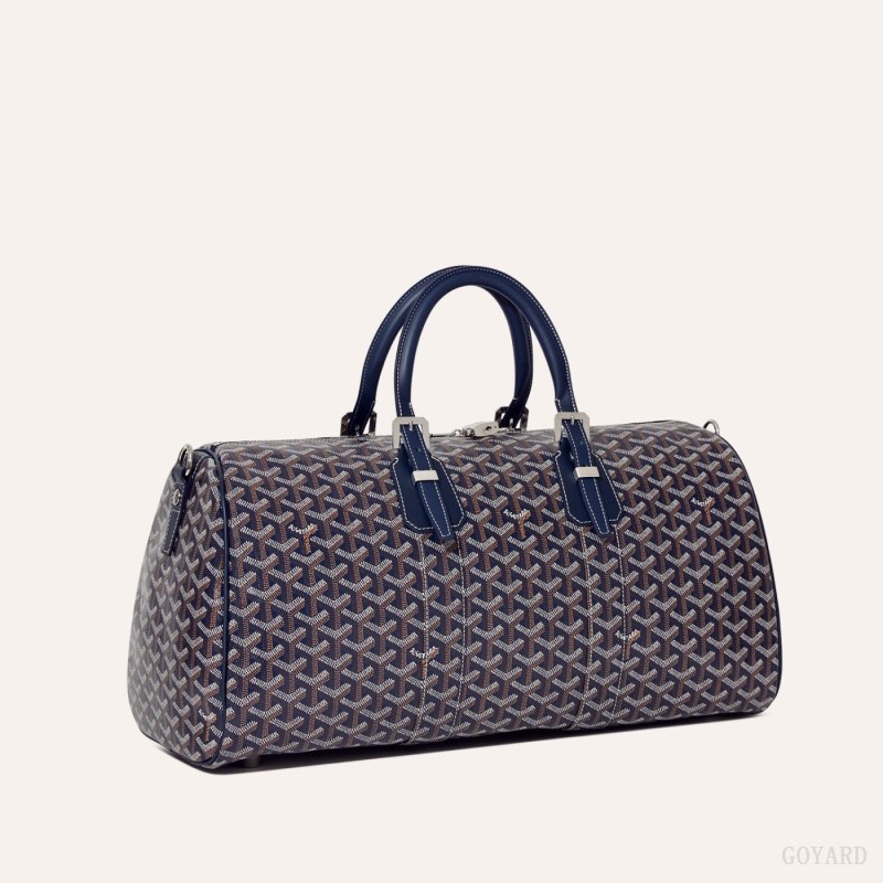 Goyard Boston 45 bag Seyahat Çantası Lacivert Mavi | GY-TEJ6990