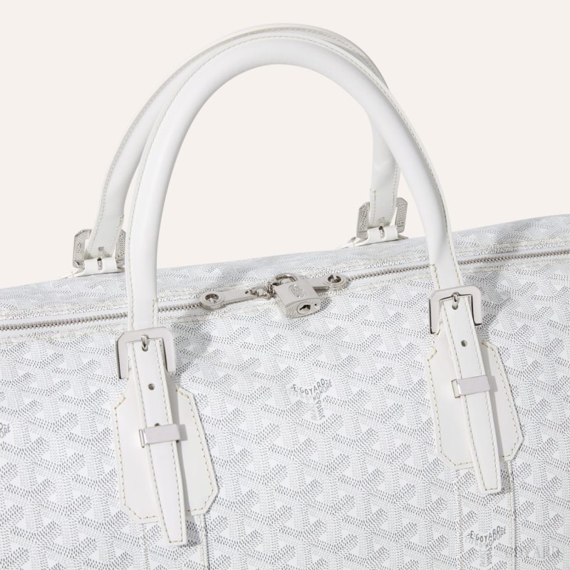 Goyard Boston 50 bag Seyahat Çantası Beyaz | GY-AYP5484