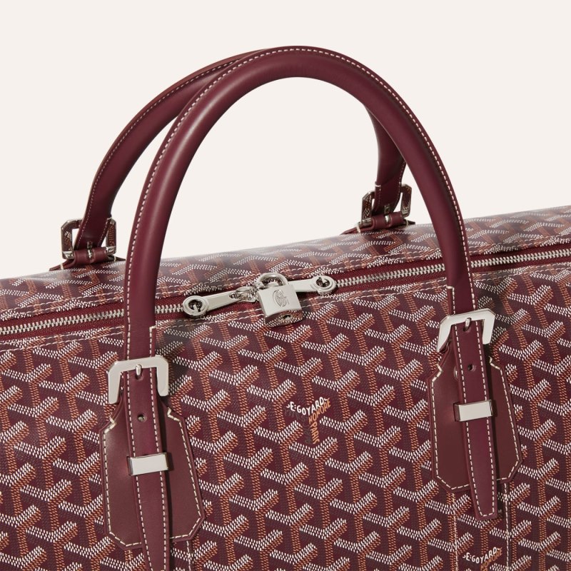 Goyard Boston 50 bag Seyahat Çantası Bordo | GY-VEH1521