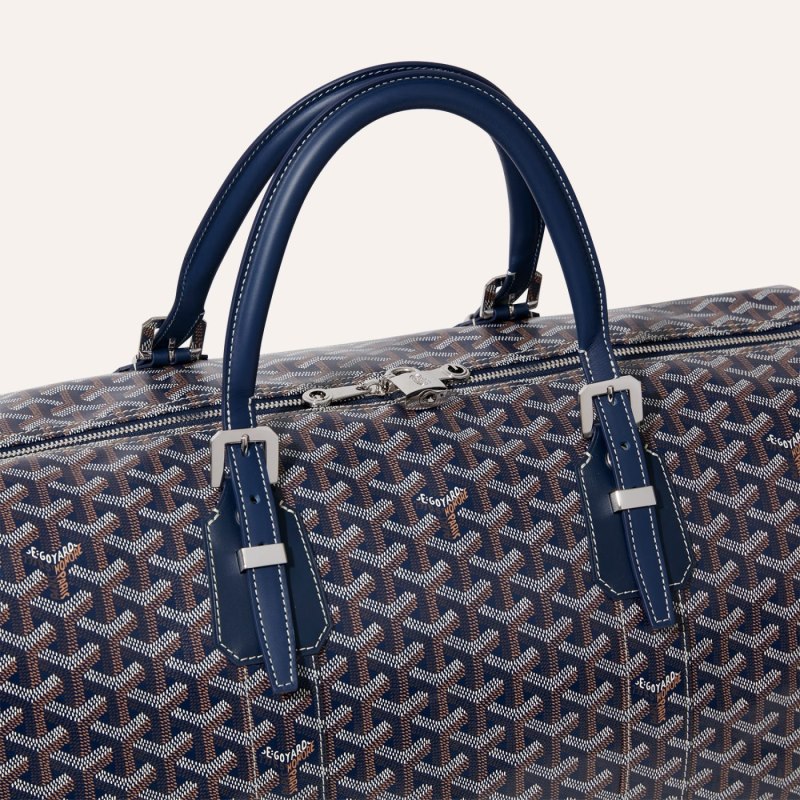 Goyard Boston 50 bag Seyahat Çantası Lacivert Mavi | GY-YOP4193