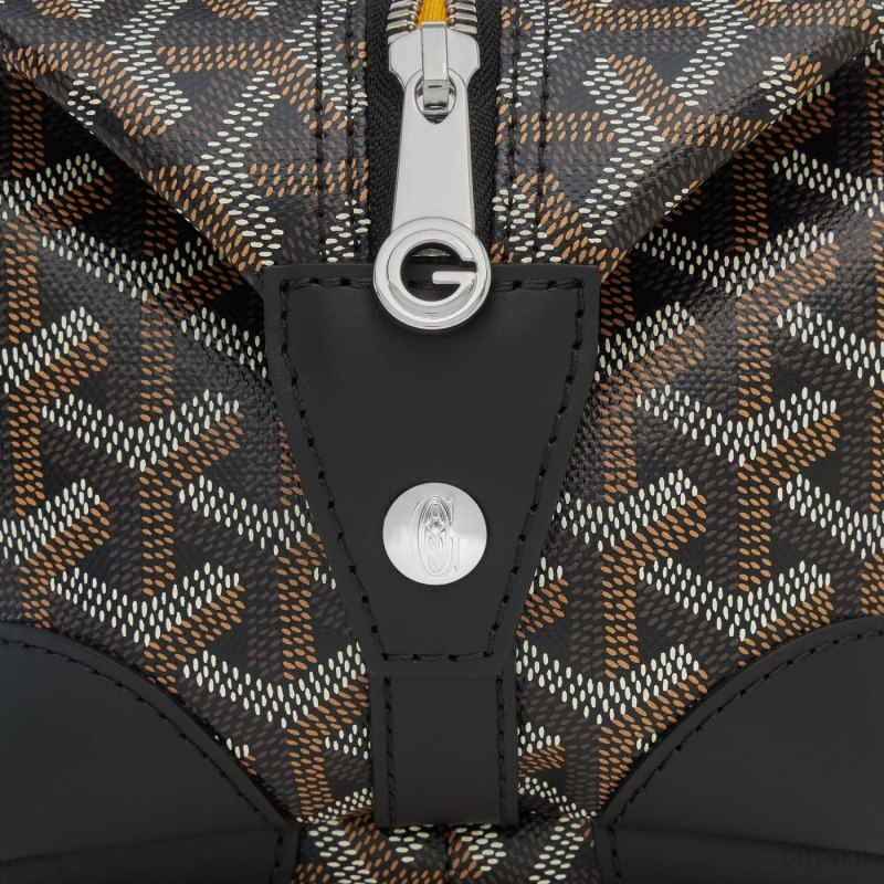Goyard Bowling 25 Toiletry Bag Aksesuar Siyah | GY-UTB9978