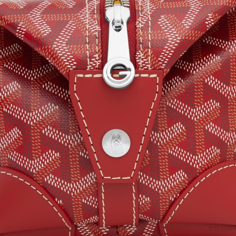 Goyard Bowling 25 Toiletry Bag Aksesuar Kırmızı | GY-UCC9438