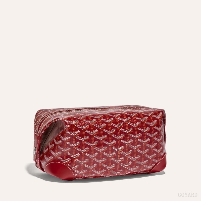Goyard Bowling 25 Toiletry Bag Aksesuar Kırmızı | GY-UCC9438