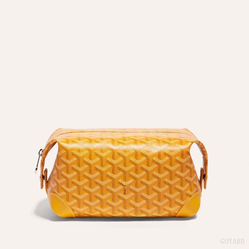 Goyard Bowling 25 Toiletry Bag Aksesuar Sarı | GY-WNC3288