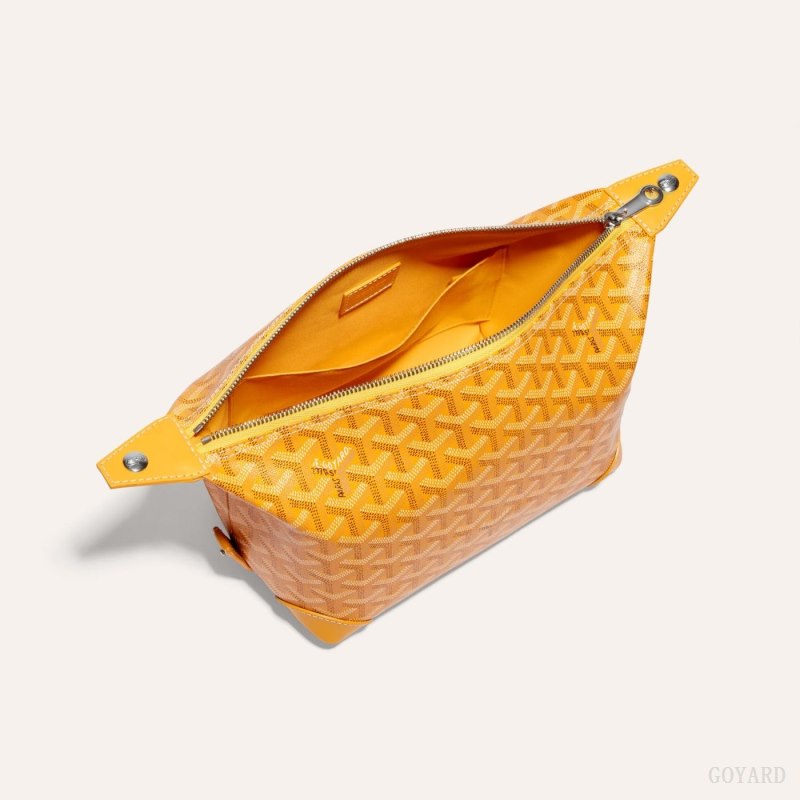 Goyard Bowling 25 Toiletry Bag Aksesuar Sarı | GY-WNC3288